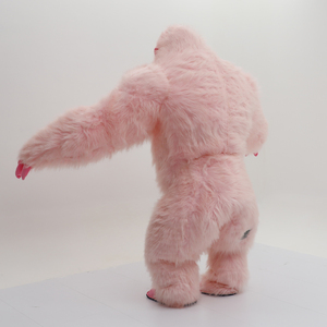 Suministro <span class=keywords><strong>de</strong></span> Fábrica: Disfraz <span class=keywords><strong>de</strong></span> Mascota <span class=keywords><strong>de</strong></span> Gorila <span class=keywords><strong>de</strong></span> <span class=keywords><strong>Anime</strong></span> Rosa Happy Sky, Gorro Azul, King Kong Inflable XL para <span class=keywords><strong>Alquiler</strong></span> en Fiestas <span class=keywords><strong>de</strong></span> Adultos - Product Image 4