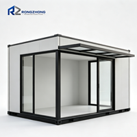 Maison Modulaire à Installation Facile, Haute Résistance, pour Cour Extérieure, Salle à Manger, Cuisine, Bar Domestique, Conteneur