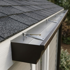 Support <span class=keywords><strong>en</strong></span> alliage <span class=keywords><strong>d</strong></span>'aluminium durable <span class=keywords><strong>en</strong></span> forme de K avec vis pour système de drainage de toiture, support de gouttière cachée pour eaux pluviales, fabriqué <span class=keywords><strong>en</strong></span> usine - Product Image 5