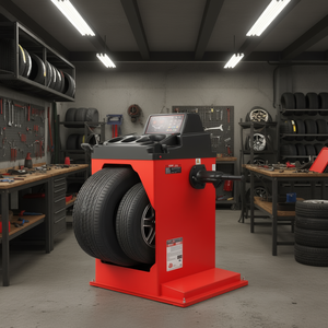 Vevor Tire Changer <b>Machine</b> 18 <b>Spindle</b> 45 Steel Reinforced Balancer With Measuring <b>Tools</b> For Vehicle Tires - Product Image 2