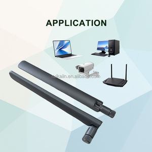 2.4 gz 5.8 gz 5dbi वाई 6 डुअल-बैंड रबर बतख टर्मिनल पैडल एंटीना RP-SMA कनेक्टर के साथ - Product Image 6