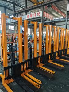 Nuevo apilador Manual de 1 tonelada, 2000kg, apilador de elevación popular, recuperador, transpallet, manual, horquillas de carretilla elevadora - Product Image 5