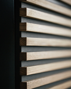 Panneaux muraux acoustiques légers en MDF, design moderne à lattes, imperméables, pour chambres intérieures, hôtels, entrepôts, style minimaliste américain, 90% - Product Image 2