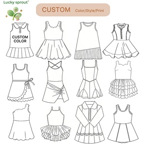 Ensembles de Vêtements Décontractés pour Filles 2026, Respirants, Imprimé 4 Juillet, Manches Courtes d'Été, Sportifs, Combinaison 5 Pièces UPF 50+ - Product Image 2