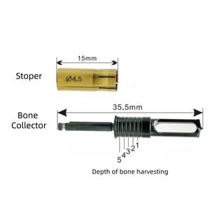 Alat Pengambilan Tulang Gigi untuk Implan Autogen, Koleksi <span class=keywords><strong>Graft</strong></span>, Instrumen Bedah Turbin, Alat <span class=keywords><strong>Graft</strong></span> Implan, Trephine Bur/Core CE - Product Image 2