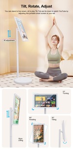 <span class=keywords><strong>Mesa</strong></span> portátil de Interior de 21 pulgadas, batería móvil interactiva, <span class=keywords><strong>TV</strong></span>, Televisión, señalización digital, <span class=keywords><strong>soporte</strong></span> LCD, quiosco - Product Image 5