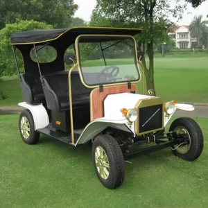 Carrito de Golf Vintage de Lujo, Estilo 2025, para Turismo y Playa, 8 Asientos, Autonomía de 50-70 km, Certificado CE, Batería de Plomo-Ácido, 6 Personas - Product Image 3