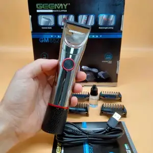Классическая профессиональная машинка для стрижки волос GEEMY GM882, беспроводной шнур для парикмахерских и стилистов