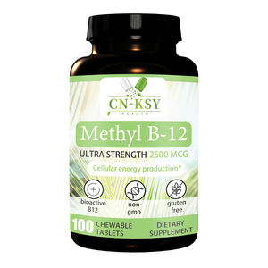 Premium Methyl <span class=keywords><strong>B12</strong></span> Kauwtabletten Ultra Sterk Ondersteunt Celenergie Hersengezondheid Bioactieve Vitamine <span class=keywords><strong>B12</strong></span> - Product Image 1
