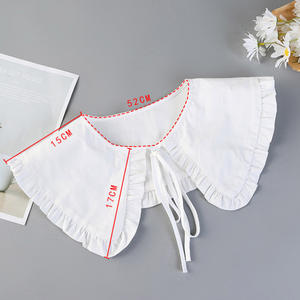Accesorios de Ropa Multifuncionales para Decoración de Camisas, Cuello Blanco Desmontable, Bordado de Alta Calidad, Cuello de Encaje - Product Image 3