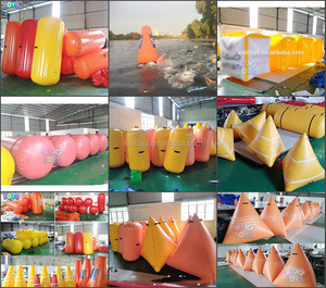XIXI TOYS personalizado agua abierta inflable pirámide natación boyas natación carrera eventos inflable agua flotante marcadores de seguridad - Product Image 6