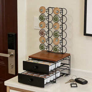 <span class=keywords><strong>Cajón</strong></span> Organizador Deslizante <span class=keywords><strong>para</strong></span> <span class=keywords><strong>Cápsulas</strong></span> <span class=keywords><strong>de</strong></span> Café, Capacidad <span class=keywords><strong>para</strong></span> 56 <span class=keywords><strong>Cápsulas</strong></span> K-Cup, Color Negro, <span class=keywords><strong>para</strong></span> la Estación <span class=keywords><strong>de</strong></span> Café <span class=keywords><strong>de</strong></span> la Cocina - Product Image 3