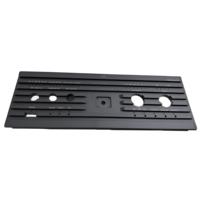 Panneau de haut-parleur en aluminium et acier inoxydable de précision OEM, usinage CNC, plaque frontale d'amplificateur de puissance, accessoires audio et vidéo