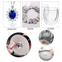 Disque de polissage plat en diamant électro-plaqué haute performance, disque abrasif pour un polissage optimal du verre et des pierres précieuses