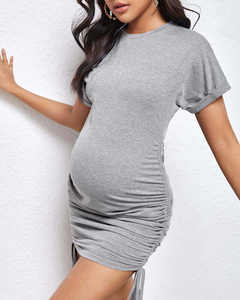 ชุดคลุมให้นมบุตรสำหรับฤดูร้อน ชุดคลุมสำหรับคุณแม่ตั้งครรภ์ ชุดนอนใยไผ่ออร์แกนิค ชุดนอนคลุมท้อง ชุดนอนลำลอง - Product Image 4