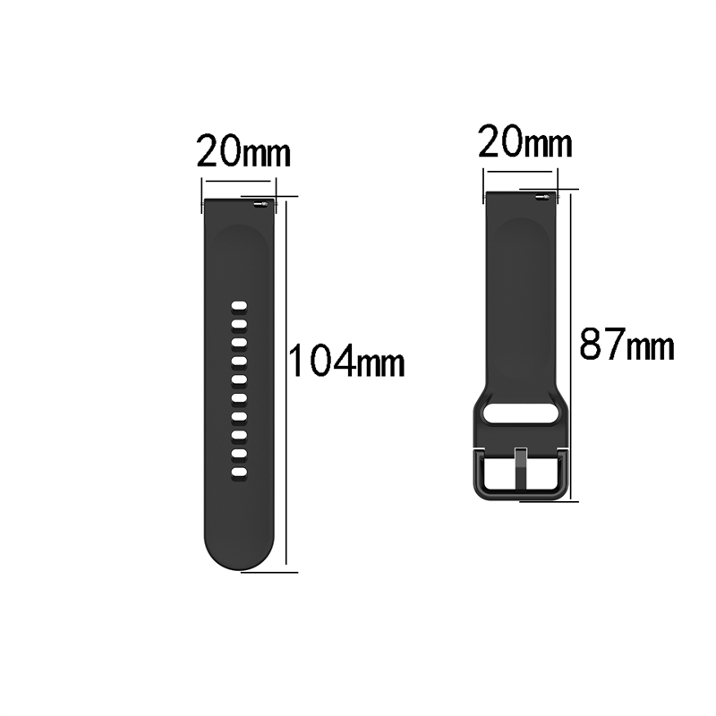 S Size: Black Buckle