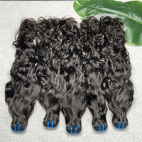 Cabello Vietnamita Natural Ondulado, Cabello Camboyano Rizado Natural Ondulado, Cabello Humano Vietnamita Sin Procesar en Paquetes, Proveedores Mayoristas