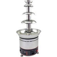 Nieuwe commerciële automatische chocolade-coatingfonteinmachine - op netspanning werkend, voedselveilig roestvrij staal 304, constante temperatuur