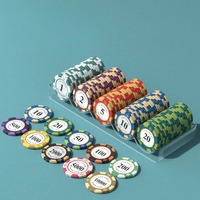 Jetons de poker en argile personnalisés pour salle de jeux d'échecs, jetons en fer, pièces de monnaie, points de Texas Hold'em, jetons spéciaux, argent, jetons de jeu de mahjong, jetons de poker