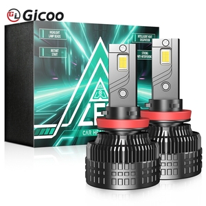 หลอดไฟหน้ารถยนต์ LED 6000K 240W 30000LM H7 H4 แบบสามท่อทองแดง กันน้ำ IP67 ใช้งานได้นาน 50000 ชั่วโมง - Product Image 3