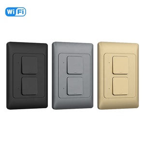 Interrupteur mural intelligent Wi-Fi avec bouton poussoir <span class=keywords><strong>physique</strong></span> 1, 2 ou 3 gangs, compatible application Tuya, certifié SAA Australie - Product Image 2
