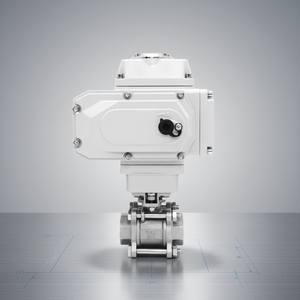 Válvula de Bola con Brida de Acero Inoxidable de Alta Calidad DN15/20/25, Actuador Eléctrico Conectado, OEM, 1 Año de Garantía - Product Image 1