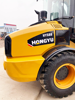Loader Multifungsi 2ton 3ton 4ton 5ton Sesuai Standar CE EPA, Mesin Diesel, Mini Front End Wheel Loader dengan Attachment Bucket 4x4