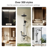 Ensemble de douche mural 4 fonctions avec cartouche filtrante et douchette à main pour appartement – Vente directe usine