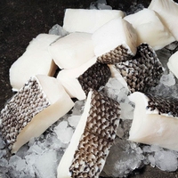 Steak de morue entier sauvage, surgelé IQF, viande blanche d'océan, fournisseur de fruits de mer, export en vrac, protéines de poisson, Chun Cheng Fishery