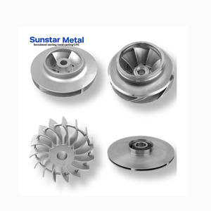 铸造厂优化性能封闭式高压泵叶轮不锈钢/铁/碳钢12叶片 - Product Image 4