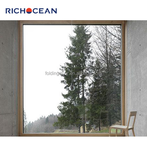 RICHOCEAN Hurricane Impact House Glass Fixed <strong>Pictures</strong> <strong>windows</strong> Supplier Slim Aluminium Vitre Big <strong>Window</strong> - Product Image 6