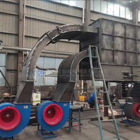 Séparateur d'air à moteur en acier au carbone à trois séparations nouvelle génération Hongzhi, haute efficacité pour le tri des déchets, MOQ 1 ensemble