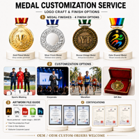 Médaille d'honneur personnalisable pour la saison - Production de médailles en alliage de zinc moulé sous pression