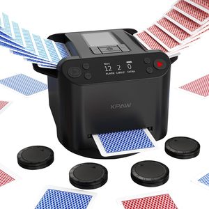 Mélangeur de cartes automatique 1-2 jeux 12 joueurs <span class=keywords><strong>4</strong></span> télécommandes intégrées Jeu de cartes 360/180 Phase 10 - Product Image 2