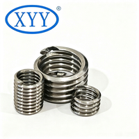 304H No Tang Wire Thread Insert for Plastic Molding Fixtures Simplify Installation in Confined Cavities Tangless Insert Thread