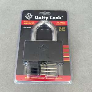 Pasador de latón macizo <span class=keywords><strong>antitaladro</strong></span> en pasador Candado de acero endurecido Candado de hierro de seguridad superior - Product Image 2