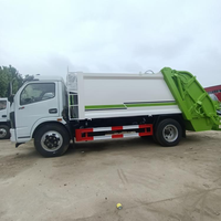 Camion compacteur de déchets diesel 8CBM 4x2, camion de nettoyage de poubelles à compression, norme d'émission Euro 4, 11995 kg, à vendre