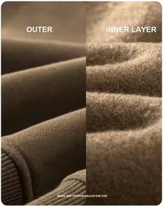 Sweat-shirts unisexes en molleton de coton 350 g/m², couleur unie, pour l'automne, de haute qualité, impression écologique, broderie, logo personnalisé, col rond - Product Image 3