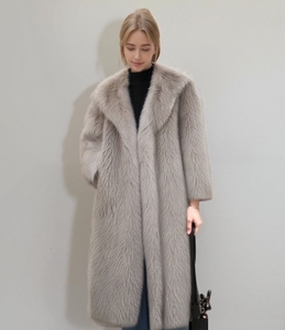 Outwears <span class=keywords><strong>Abrigo</strong></span> largo <span class=keywords><strong>de</strong></span> <span class=keywords><strong>piel</strong></span> sintética <span class=keywords><strong>para</strong></span> mujer <span class=keywords><strong>Abrigo</strong></span> con <span class=keywords><strong>cuello</strong></span> en V Bolsillos <span class=keywords><strong>Abrigo</strong></span> grueso Chaquetas cálidas Maxi Abrigos <span class=keywords><strong>para</strong></span> mujer - Product Image 3