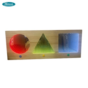 Panel de Pared Sensorial Interactivo con Espejo Infinito 3 en 1, Espejo Profundo LED con Cambio de Color RGB, Juguete para <span class=keywords><strong>Terapia</strong></span> del Autismo - Product Image 6