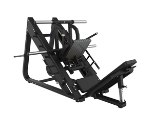 เครื่องออกกำลังกายแบบรวมฟังก์ชั่น Leg Press และ Hack Squat พร้อมแผ่นกันกระแทก ปลอดภัยสำหรับการใช้งานบริเวณส่วนล่างของร่างกาย เหมาะสำหรับฟิตเนสคลับ - Product Image 1