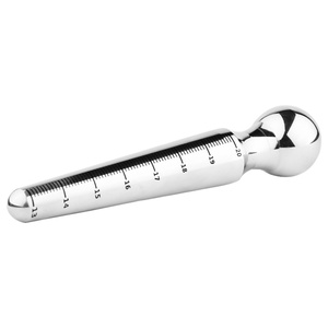 FRRK Masajeador de Próstata de Acero Inoxidable con Bolas y Gránulos, Columna de Acero, Doble Cabeza, Multifunción - Product Image 4