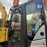 Excavatrice sur chenilles hydraulique Hitachi Zaxis 75 US d'occasion de 7,5 tonnes, modèle 2022, avec pompe à engrenages et roulement moteur, à vendre