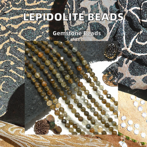 Perles rondes en Lépidolite naturelle, Purpurite lisse, pierres précieuses naturelles pour la fabrication de colliers et bracelets - Product Image 2