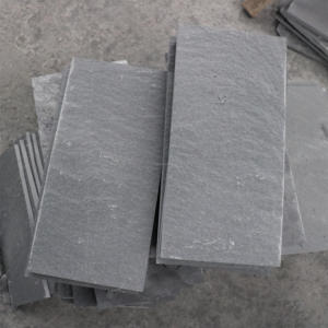 야외 자연 저렴한 가격 블루스톤 스테핑 스톤 천연석 포장 슬래브 슬레이트 블랙 포장석 - Product Image 1