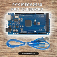 Carte de développement Mega2560 Pro ATmega2560-16AU CH340G USB entièrement populaire, à montage en surface, 3.3V/5V 800mA, prix usine