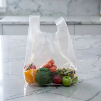 Premium duurzame, recyclebare LDPE wateroplosbare, biologisch afbreekbare, milieuvriendelijke T-shirt verpakking met logo-druk voor winkels