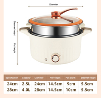 Cuisinière à pression miniature multifonctionnelle de 1000 W, vente en gros d'usine, cuisinières à basse pression