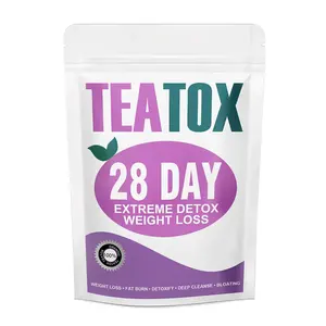 OEM निजी फैक्टरी थोक 7 दिनों वजन घटाने चाय वसा जलने स्लिमिंग कार्बनिक teatox चाय