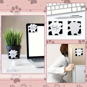 Custom Cow Print Self-Adhesive <b>Notebook</b> <b>Cute</b> Cow Notepad for School Office or Home Use Made From Offset Paper - Product Image 4
